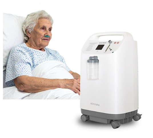 koncentrátor kyslíka s prietokom 10l