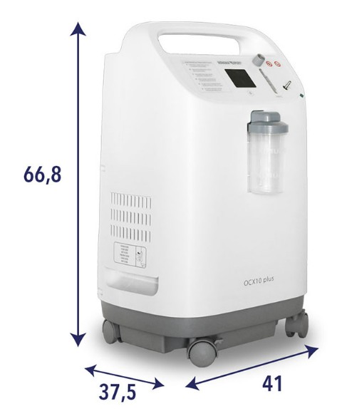 rozmery kyslíkového koncentrátora